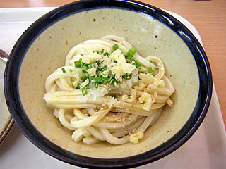 生醤油うどん小100円