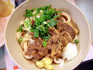 肉ぶっかけ（冷）一玉450円