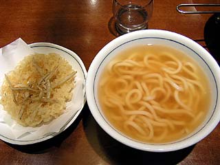 ごぼうかき揚げうどん380円