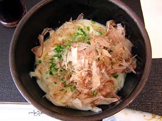 釜玉醤油うどん650円