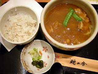 特選カレーうどん定食790円