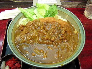 カツカレーうどん950円