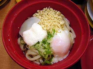 釜玉うどん240円