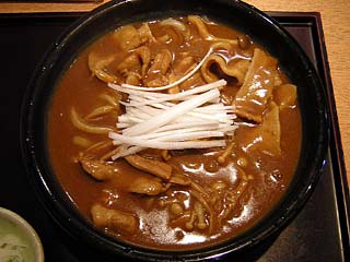 木の子と豚肉のカレー南ばん950円