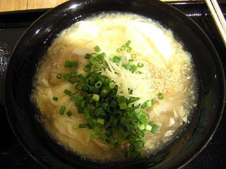 かきたまあんかけうどん650円ハーフ-100円