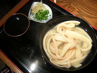 一本うどん（値段不明・要予約）