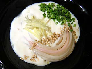 豆乳生醤油うどん（価格不明）