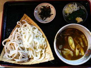 もりうどん小500円+カレー汁100円