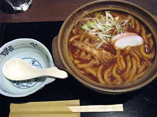 味噌煮込みうどん800円