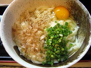 釜玉うどん600円