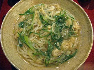 きざみきつねうどん1,260円