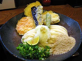 野菜天ぶっかけ750円