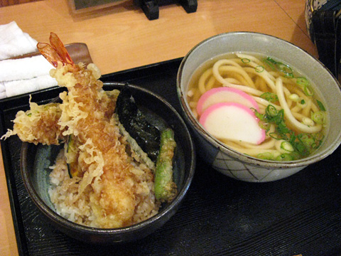 セットメニュー（海老天丼）980円