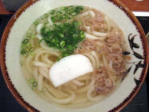 かすうどん650円