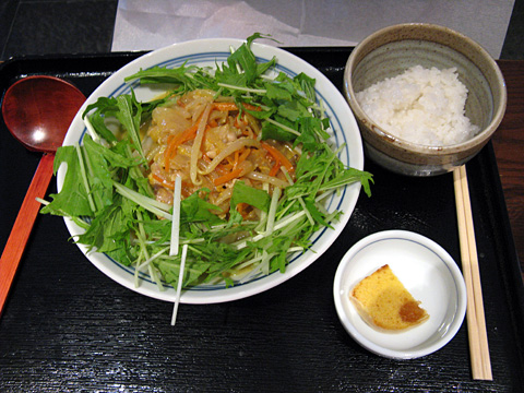 冷製カレーうどんサラダ780円