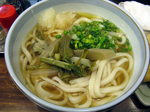 温「大」山菜うどん530円