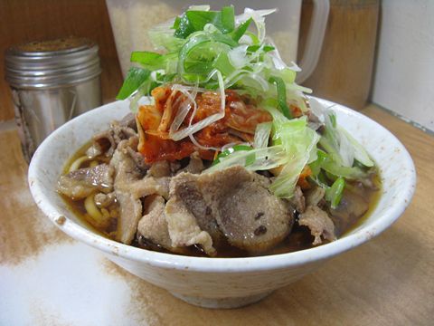 肉キムチうどん470円