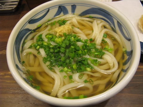 かけ あつあつ うどん(並)350円