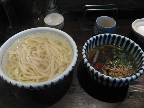 軍鶏つけ汁うどん(釜揚げ)800円