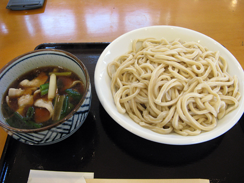 肉汁うどん普通盛り750円