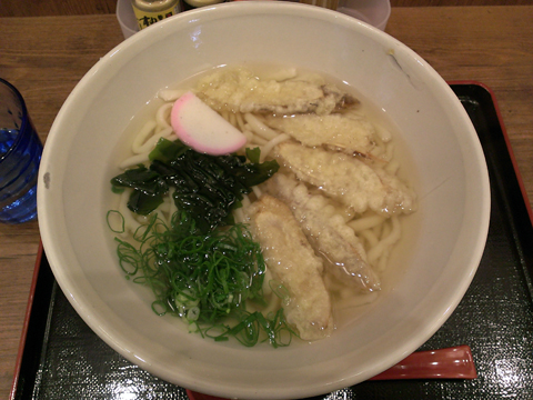 ごぼ天うどん550円