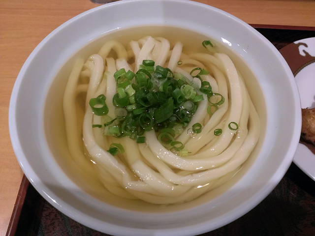 ひやあつうどん小350円