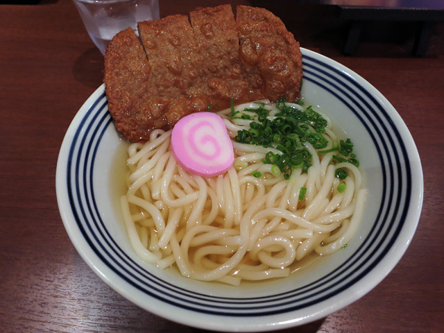 揚げかんぼこうどん(じゃこ天)690円