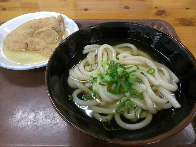 かけうどん小250円+お揚げ