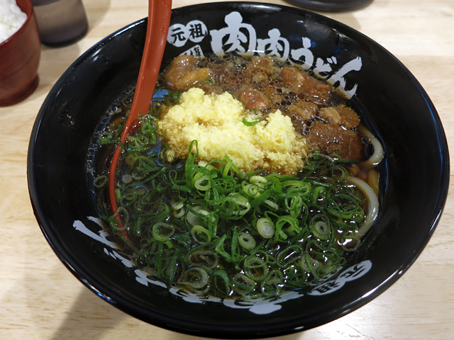 肉肉うどん720円