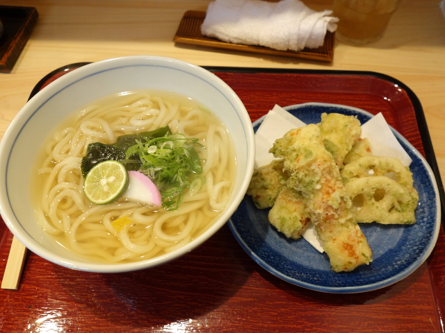 鯛ちくわ磯辺天うどん1,000円