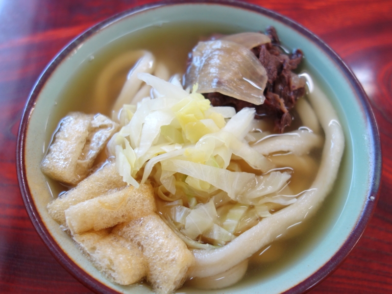 かけうどん350円+肉100円