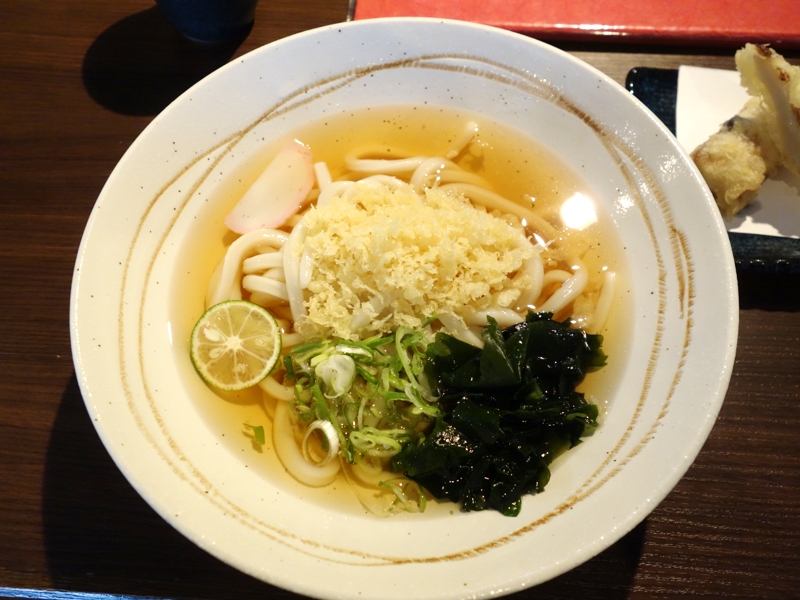 かけうどん冷1玉650円