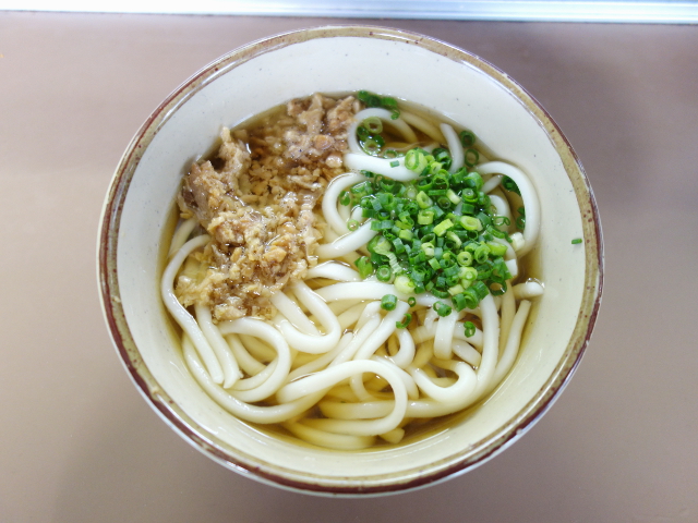 かしわうどん350円