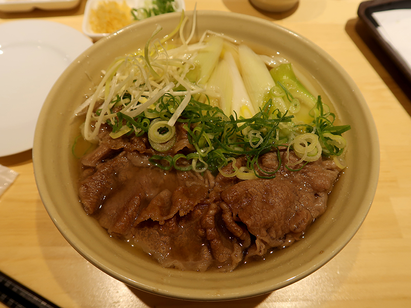 大人の肉ねぎうどん1500円