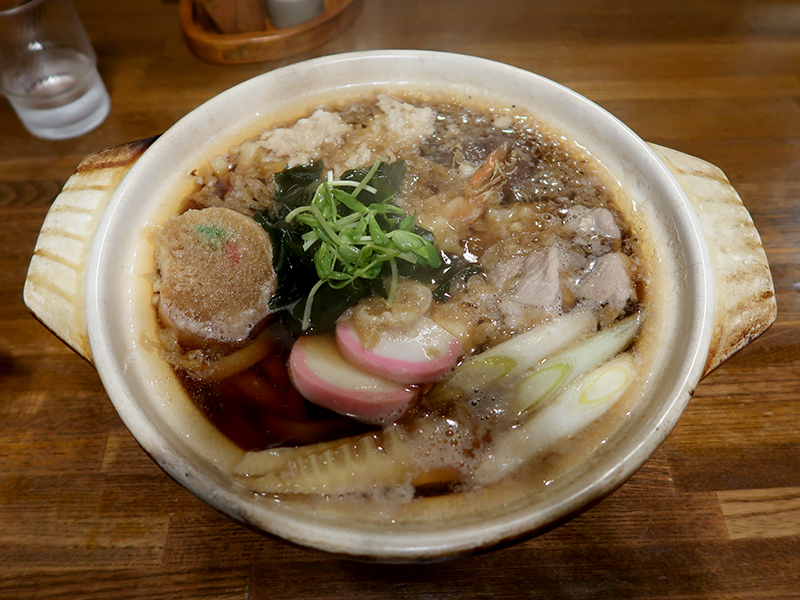 なべやきうどん1280円