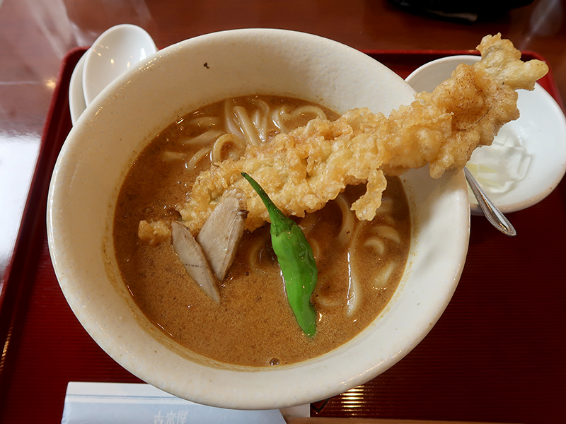 穴子天カレーうどん1550円