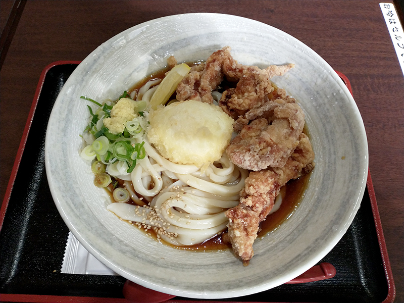 親子ぶっかけうどん980円