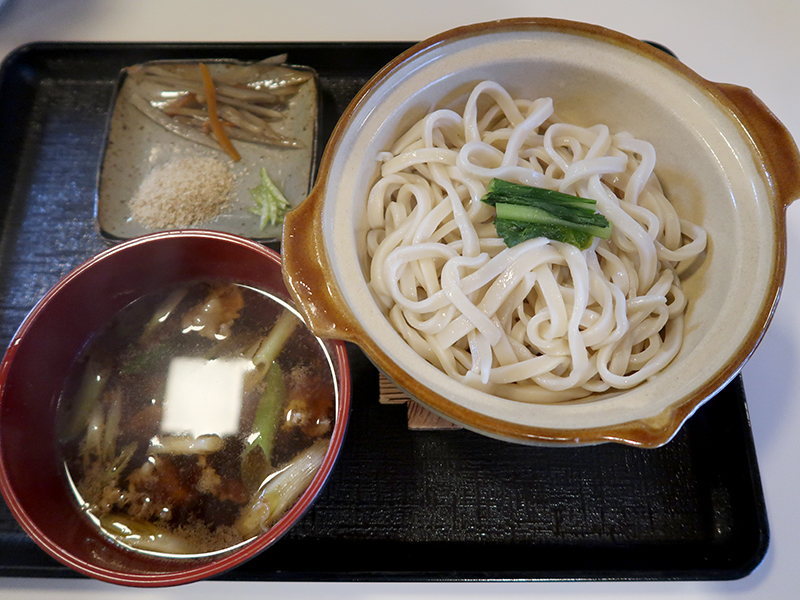 田舎うどん肉汁500円