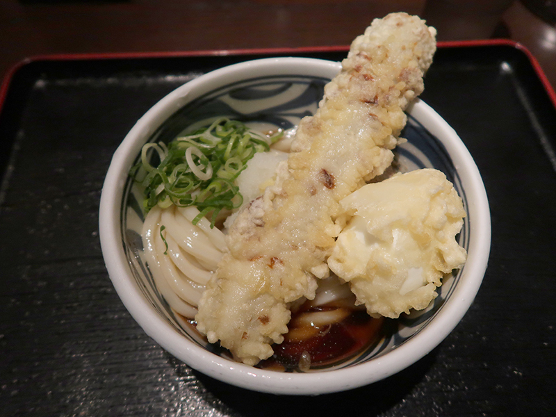 ちくわ玉天ぶっかけうどん1000円