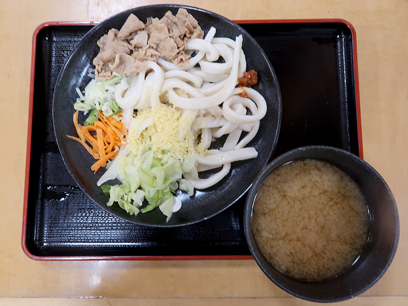 肉つけうどん550円