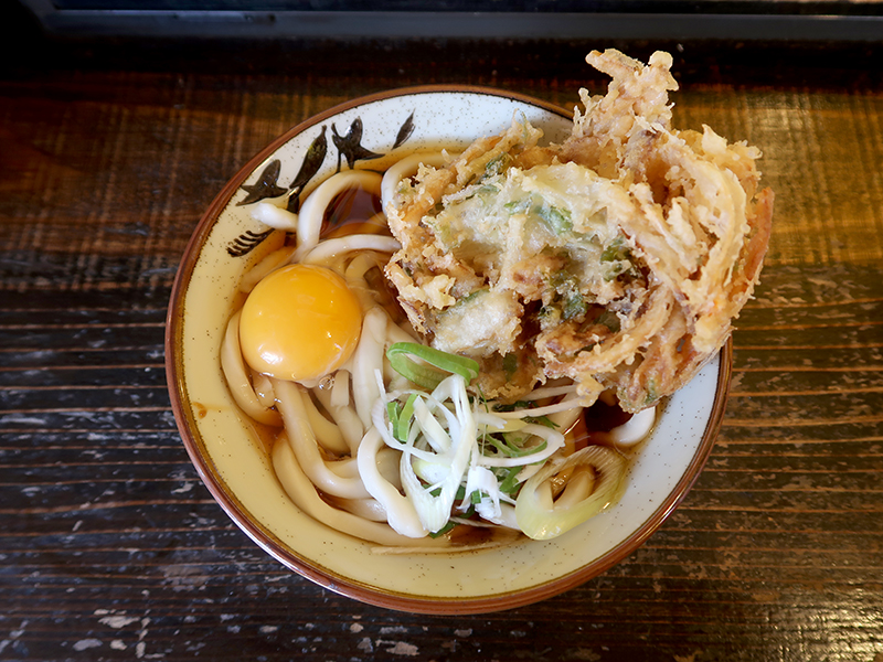 天玉うどん450円